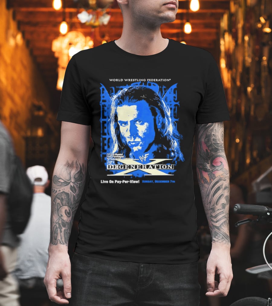 World Wrestling Federation DX Shawn Michaels D Generation X In Your House Pay Per View T-Shirt