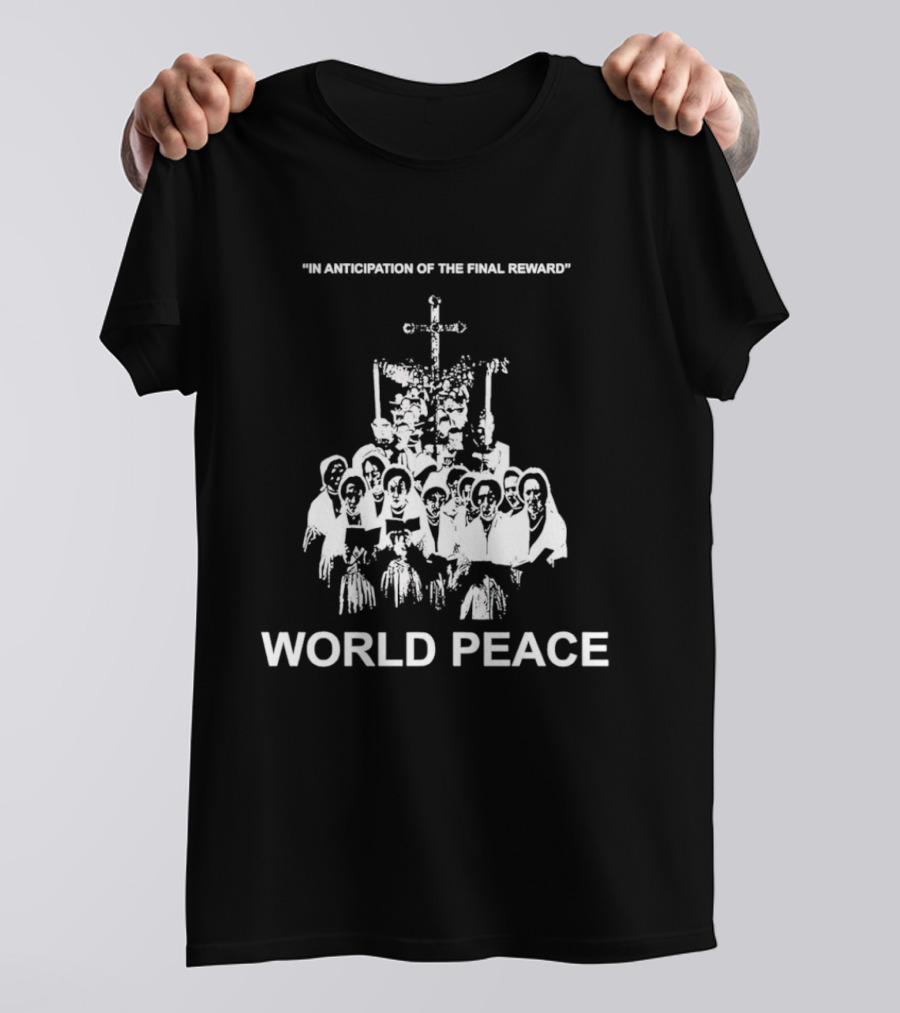 In Anticipation Of The Final Reward World Peace Unity Symbol Clergy Group T-Shirt