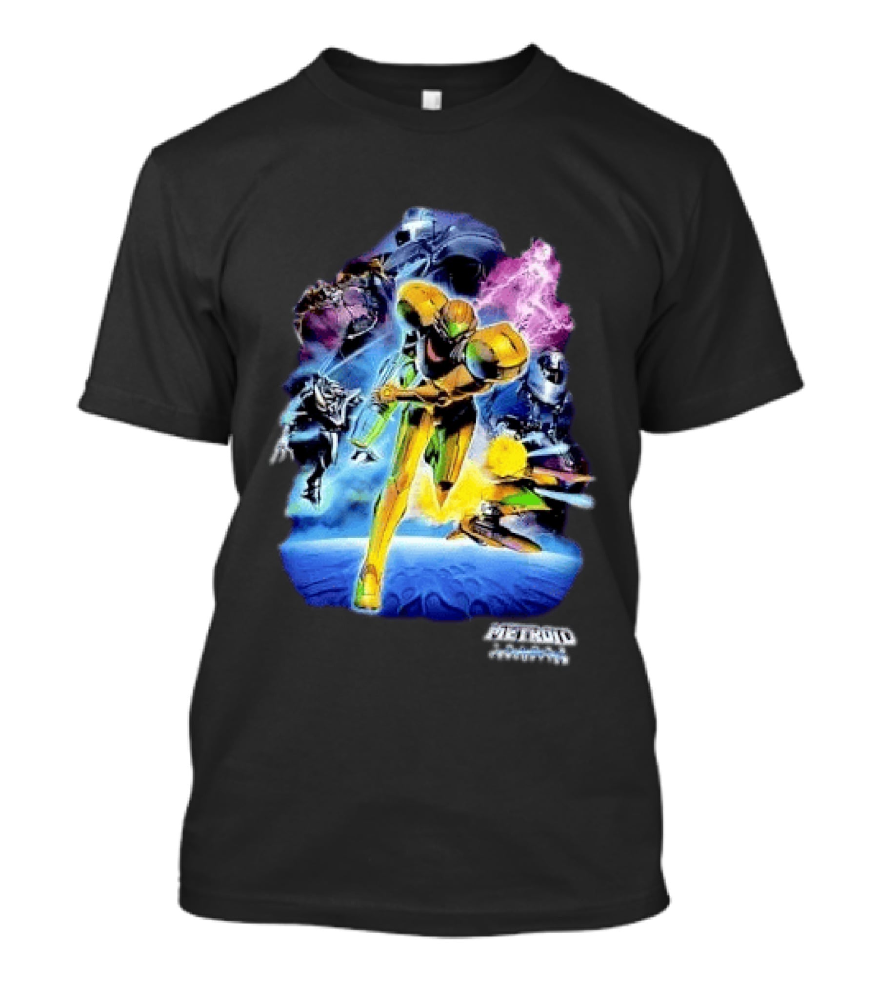 Metroid Prime 3 Corruption Samus Aran Action Scene T-Shirt