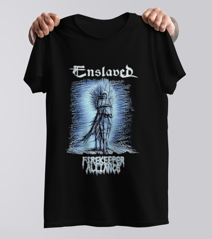 Enslaved Firekeeper Alliance Heavy Metal Band T-Shirt