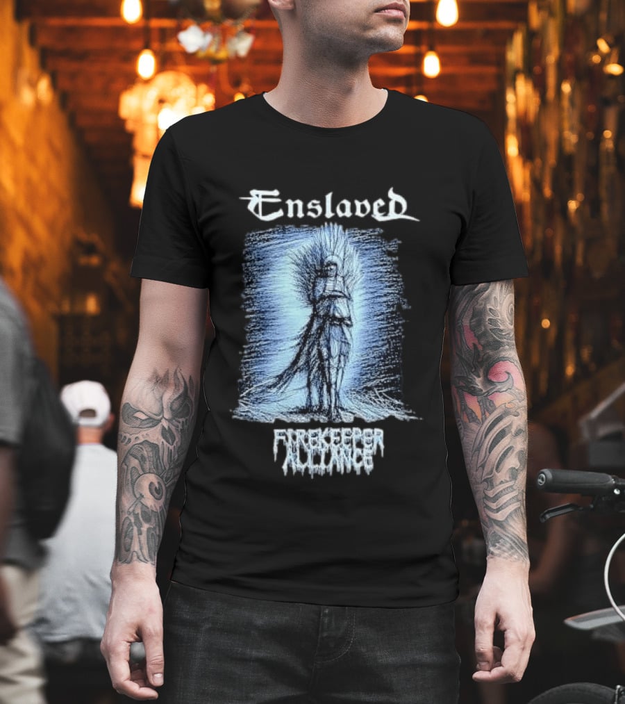 Enslaved Firekeeper Alliance Heavy Metal Band T-Shirt
