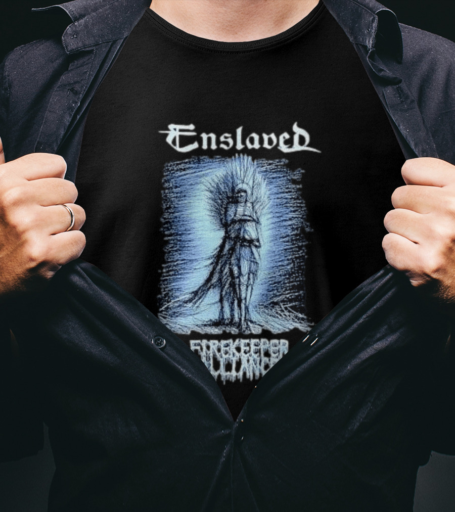 Enslaved Firekeeper Alliance Heavy Metal Band T-Shirt
