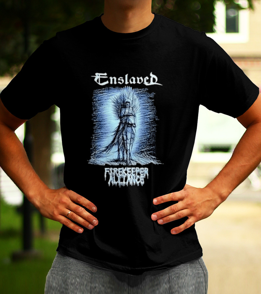 Enslaved Firekeeper Alliance Heavy Metal Band T-Shirt
