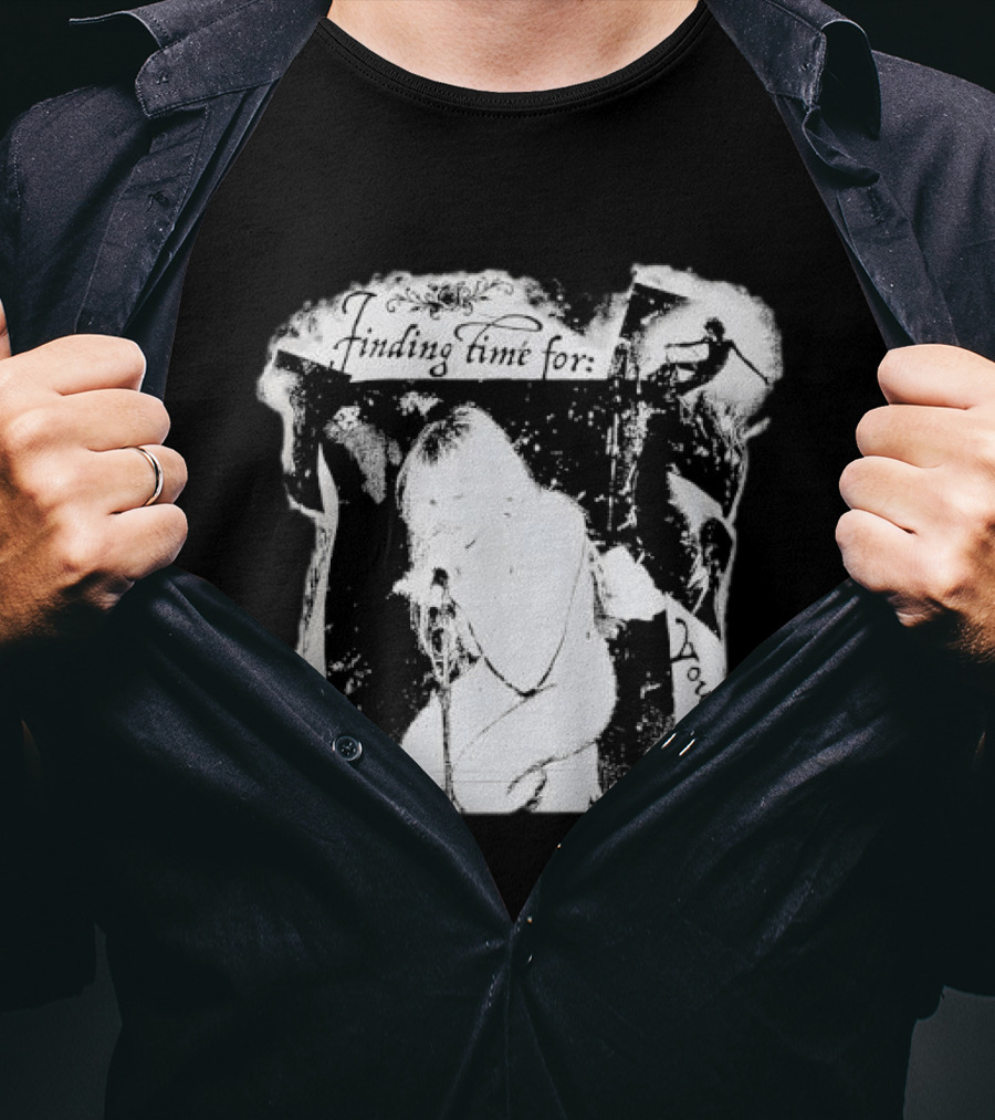 Finding Time For Yourself Singing Woman Retro Vibe T-Shirt