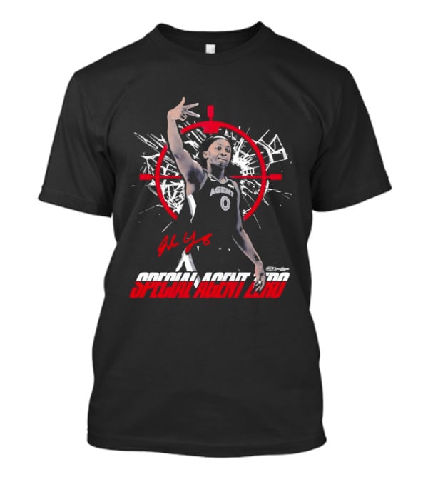 Jackie Young Special Agent Zero Las Vegas Aces Basketball T-Shirt