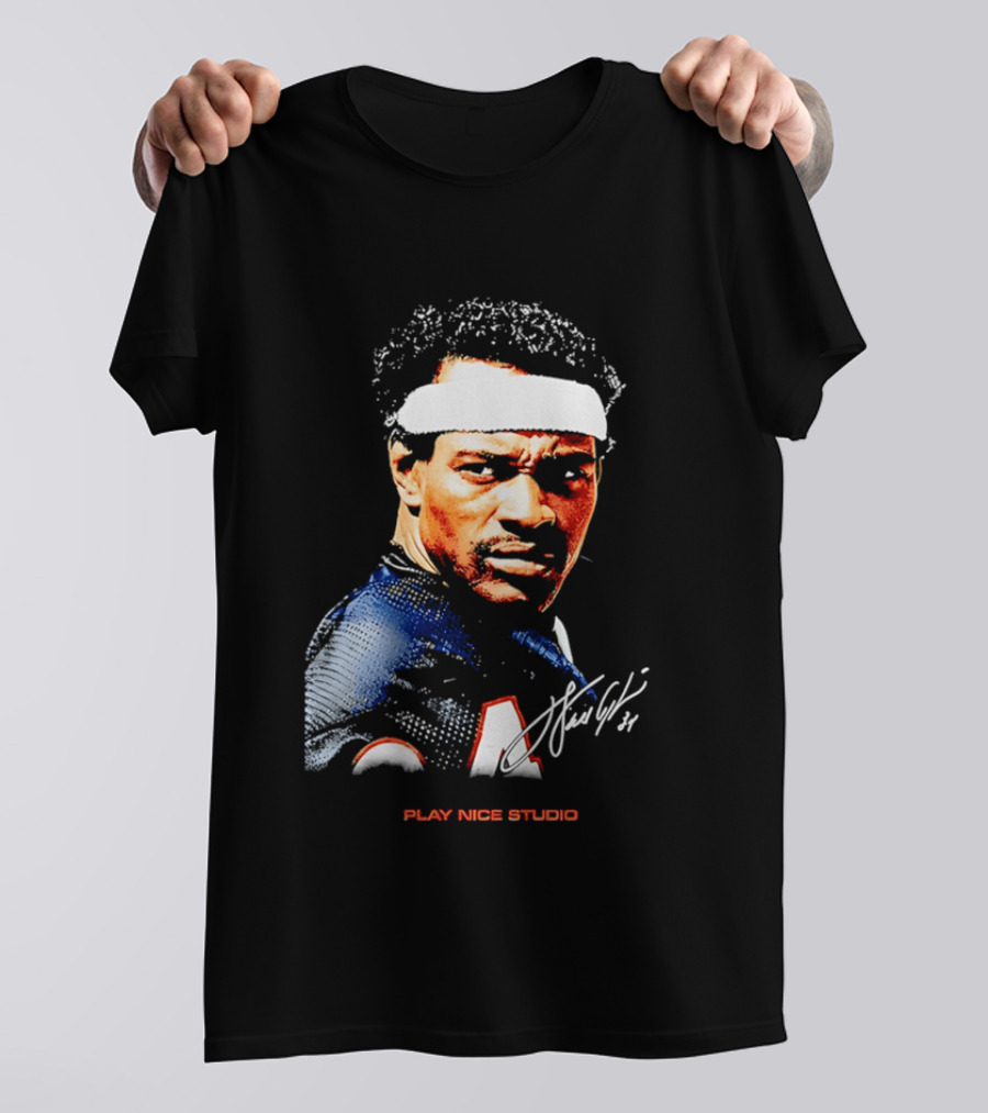 Neville Gallimore Walter Payton 34 Chicago Play Nice Studio T-Shirt