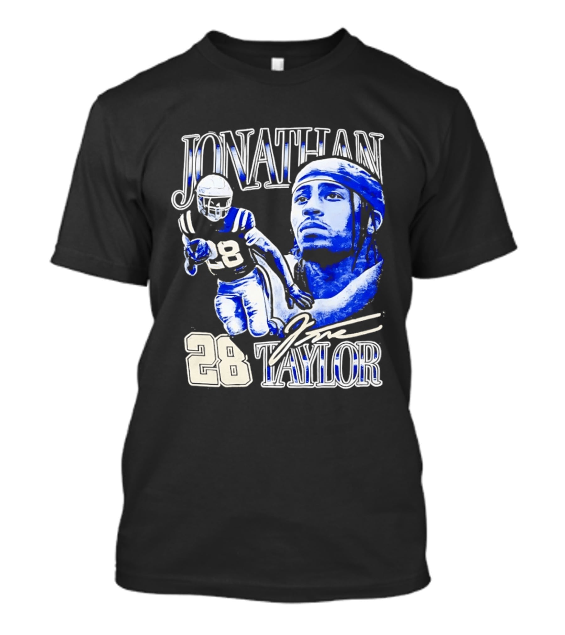Jonathan Taylor 28 Indianapolis Colts Football NFL Bootleg T-Shirt