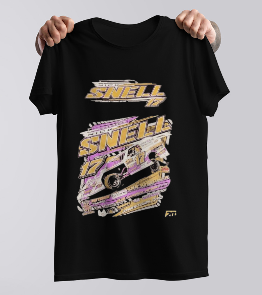 Nick Snell 17 Jamestown Ohio Racing 2024 T-Shirt