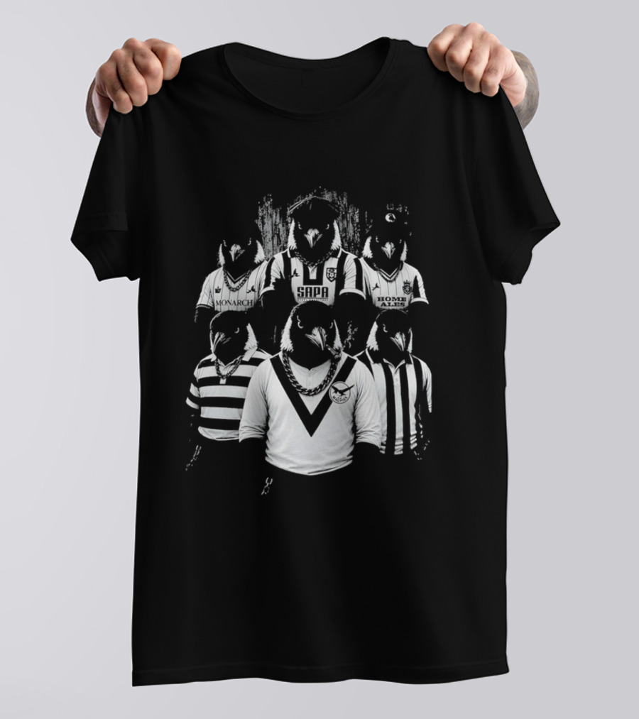 Notts County Gangster Magpies Football Team Characters T-Shirt