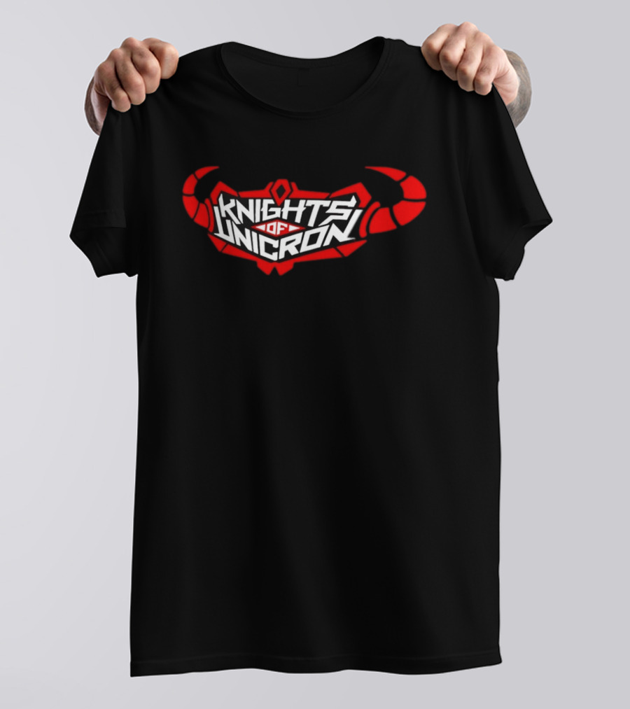 Knights Of Unicron Transformers Soundtrack Band Logo Horns T-Shirt
