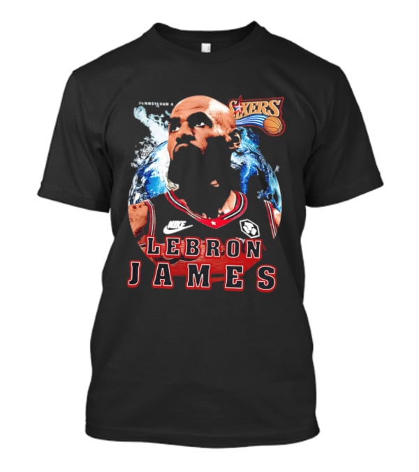 Philadelphia 76ers Nike LeBron James Mashup T-Shirt