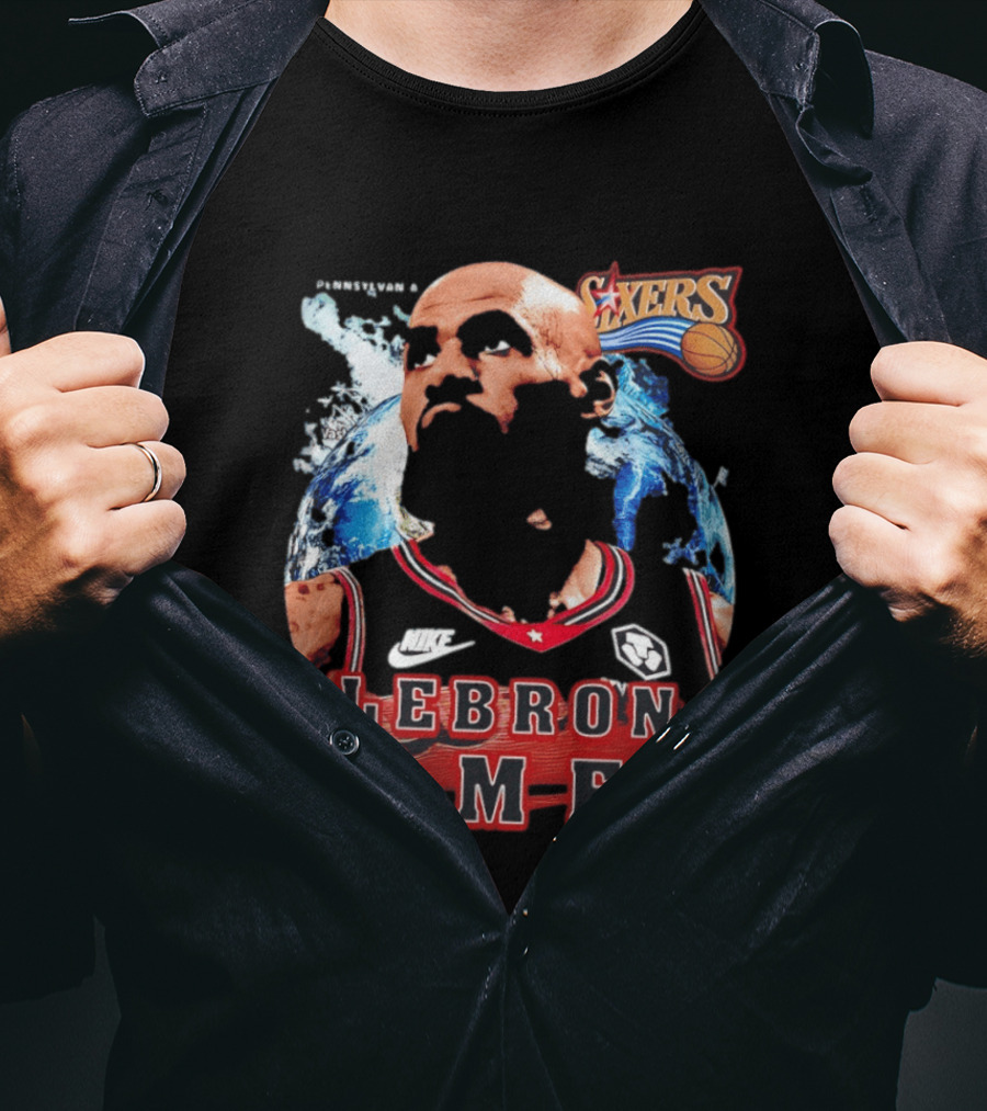 Philadelphia 76ers Nike LeBron James Mashup T-Shirt