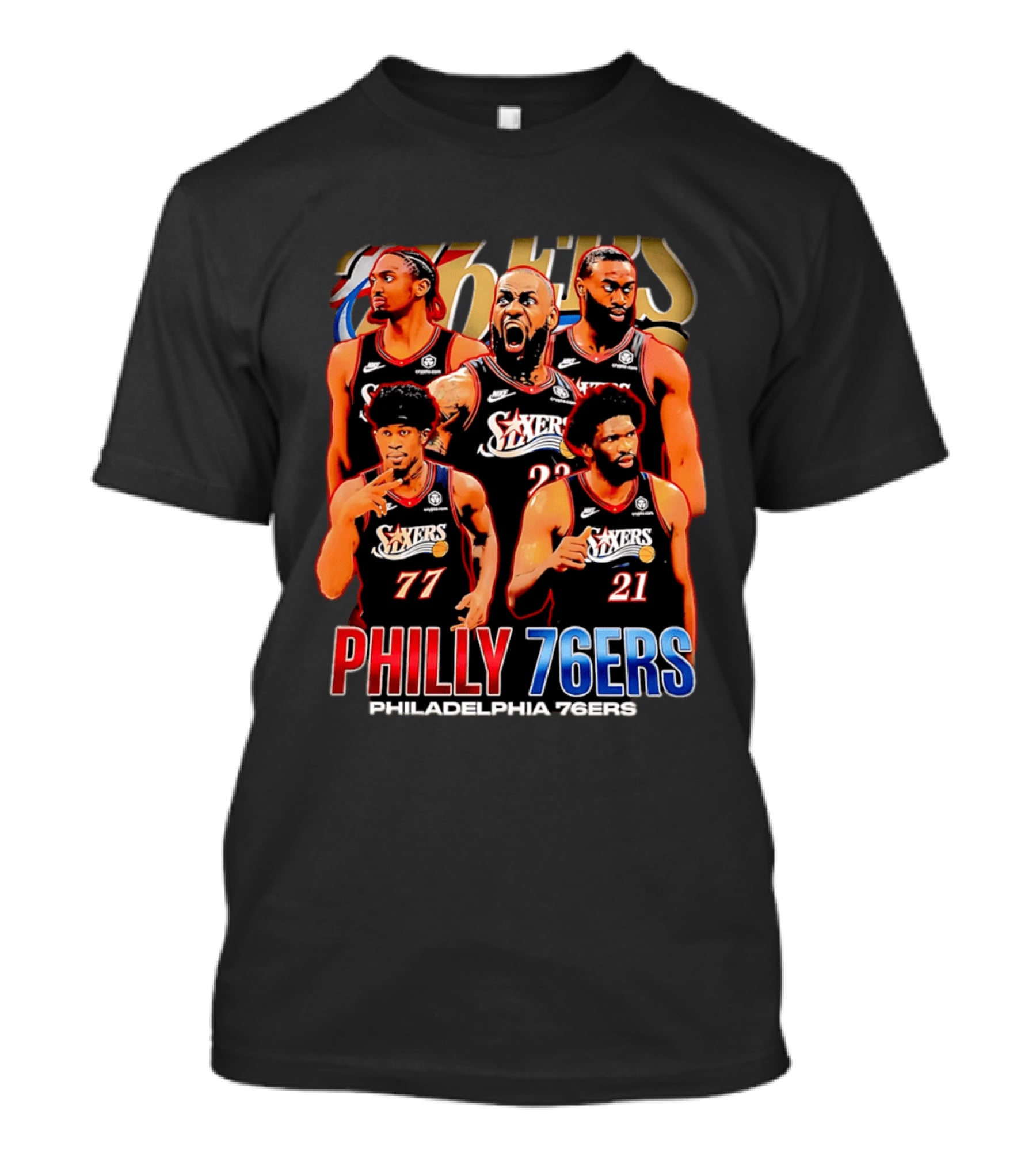 Philly 76Ers Philadelphia 76Ers Lebron James Basketball Team Players T-Shirt