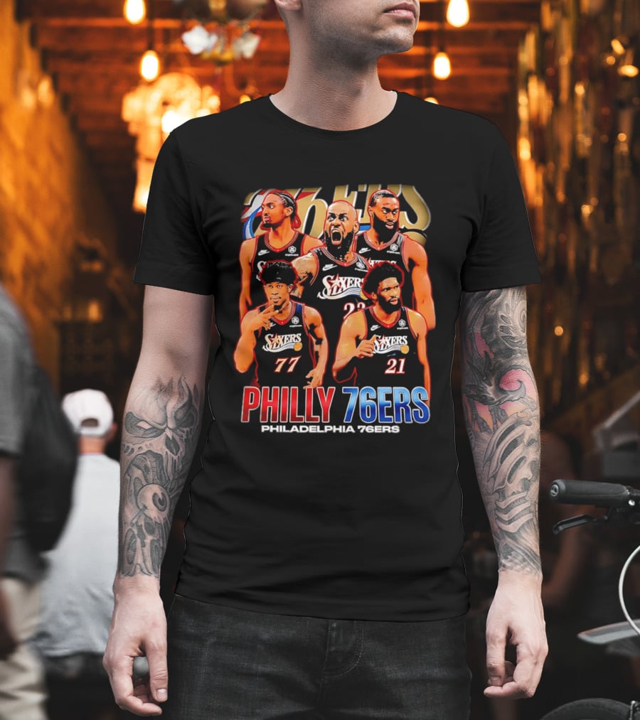 Philly 76Ers Philadelphia 76Ers Lebron James Basketball Team Players T-Shirt