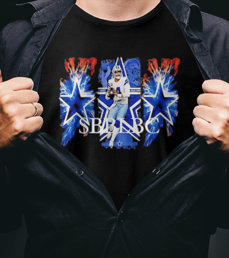 Dallas Cowboys Prescott Passing SBB LBC T-Shirt