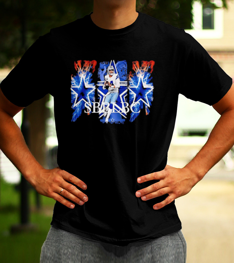 Dallas Cowboys Prescott Passing SBB LBC T-Shirt