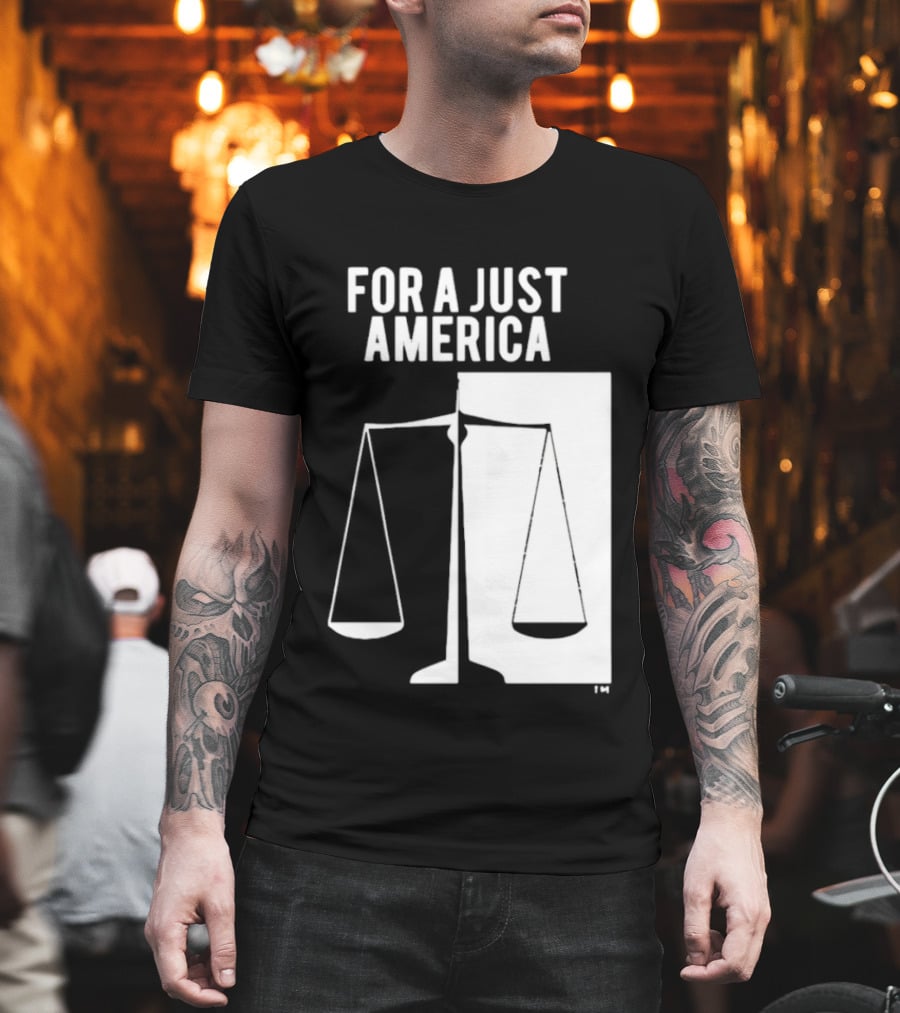 Resist For A Just America Scales Of Justice T-Shirt