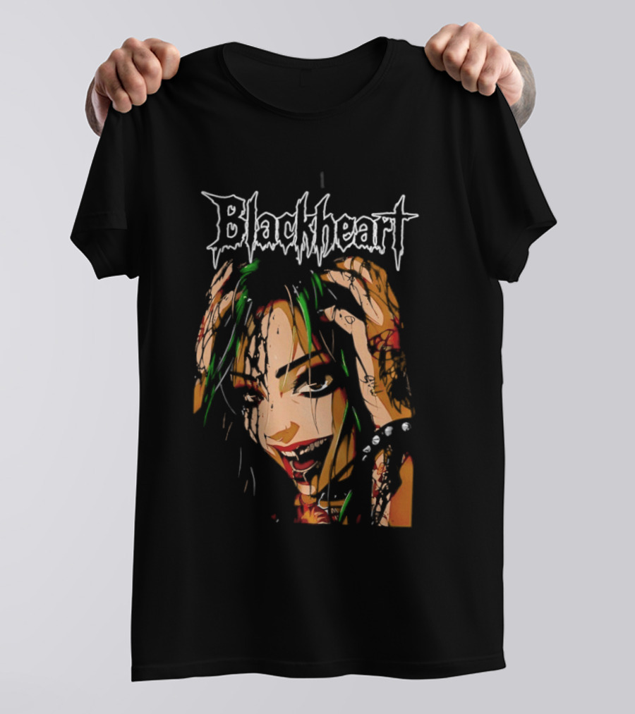 Shotzi Blackheart Knows Blackheart Green Hair T-Shirt