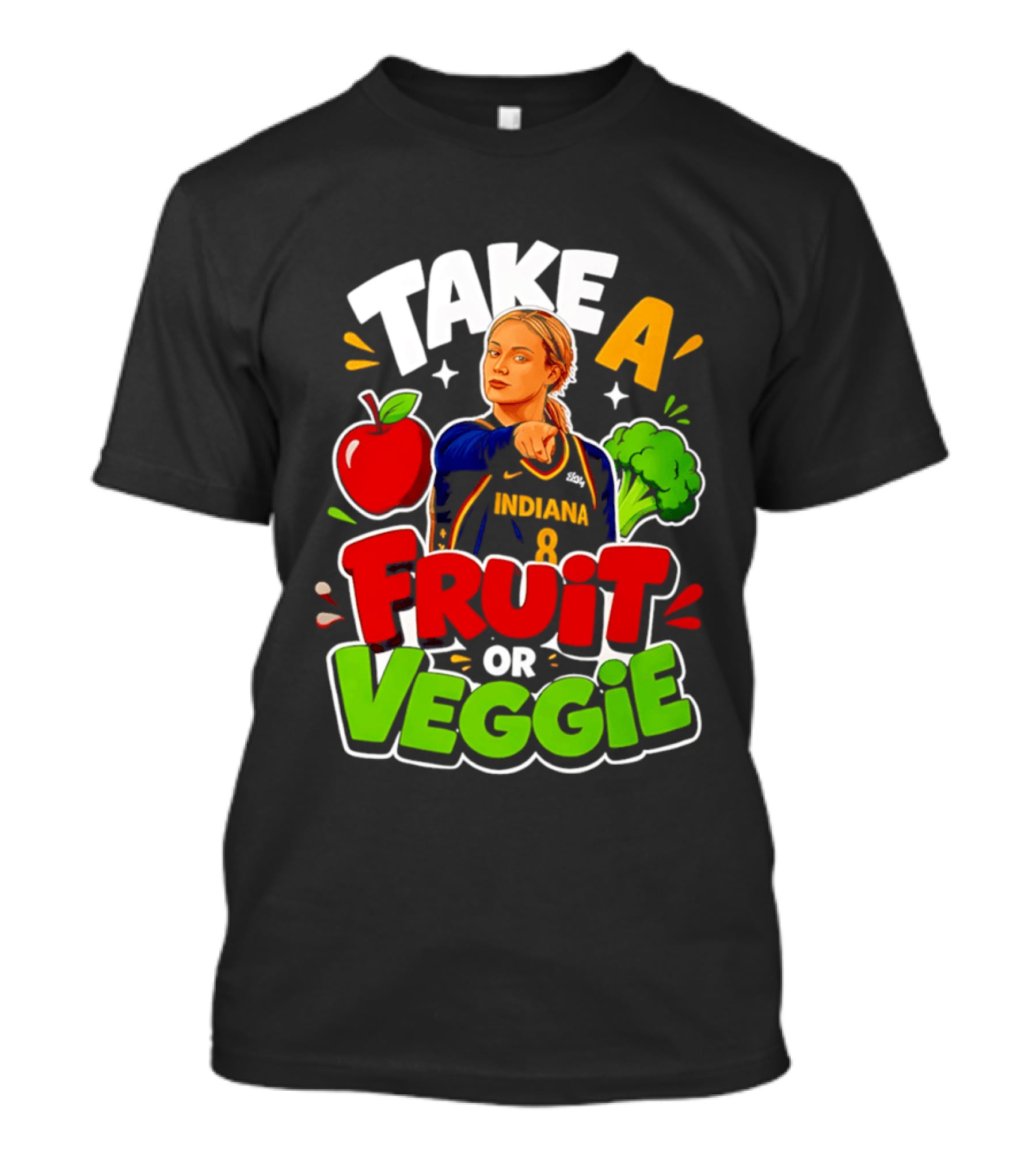 Take A Fruit Or Veggie Indiana 8 T-Shirt