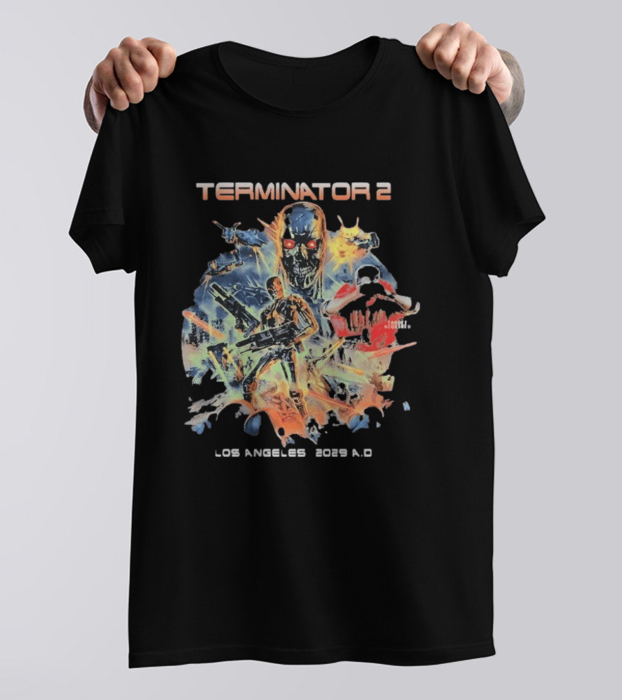 Terminator 2 Los Angeles 2029 A.D. Future War T-Shirt