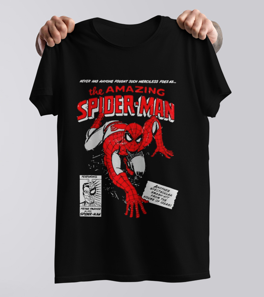 Never Has Anyone Fought Such Merciless Foes As The Amazing Spider Man Marvel Superhero T-Shirt