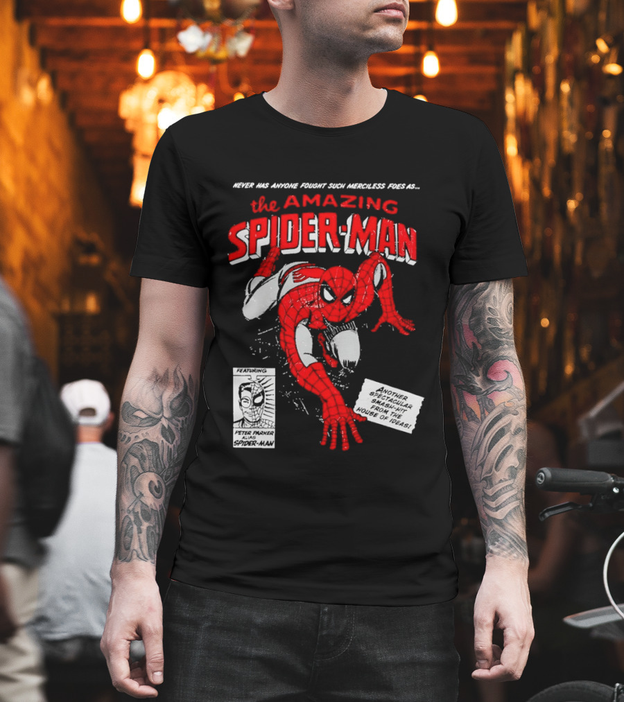 Never Has Anyone Fought Such Merciless Foes As The Amazing Spider Man Marvel Superhero T-Shirt