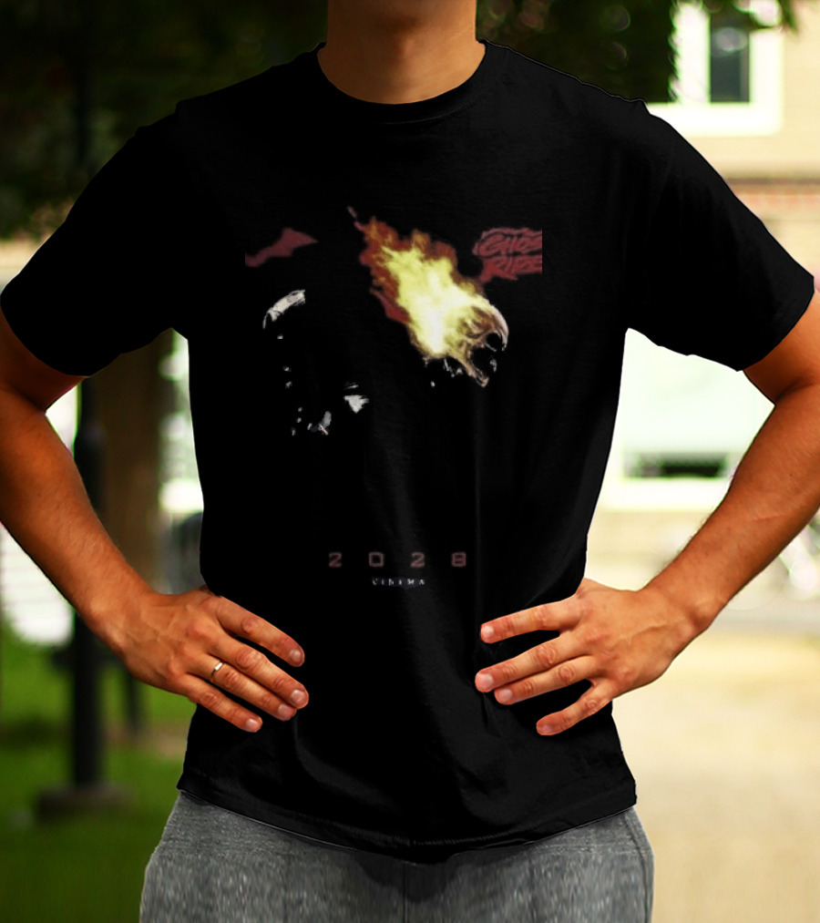 2028 Cinema The Batman Part II X Ghost Rider Fire T-Shirt