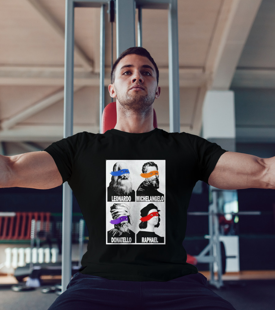 Leonardo Michelangelo Donatello Raphael The Original Ninja Masters T-Shirt