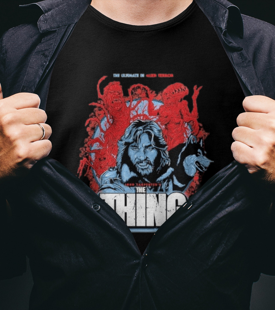 The Thing Ultimate Alien Terror John Carpenter's Classic 1982 Horror Movie T-Shirt
