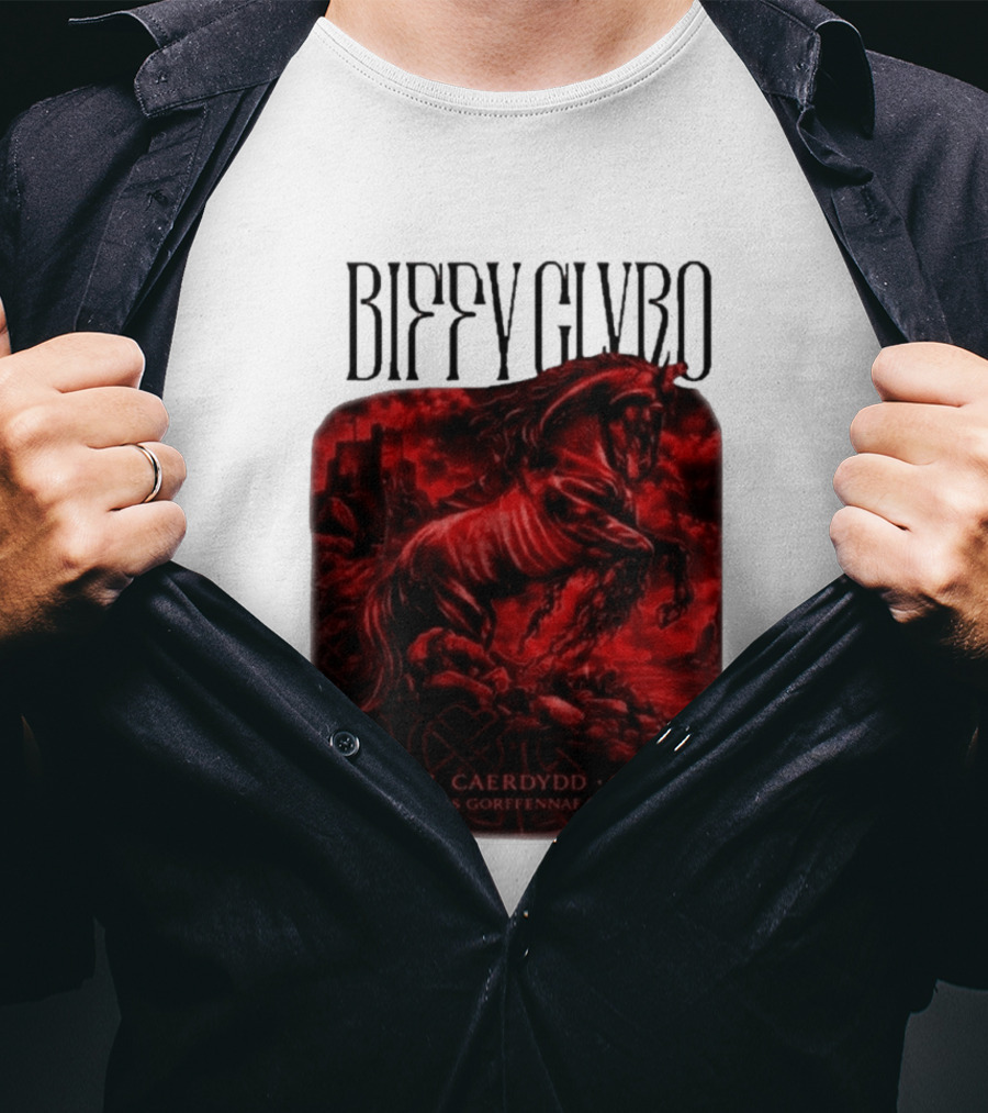 Biffy Clyro Castell Caerdydd Cymru 30 Mis Gorffennaf 2026 T-Shirt