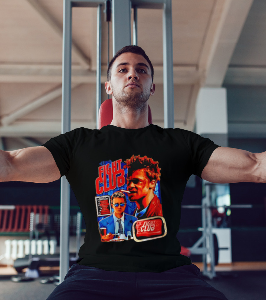 Tyler Durden The Narrator Fight Club Welcome To Fight Club Do Not Talk About T-Shirt