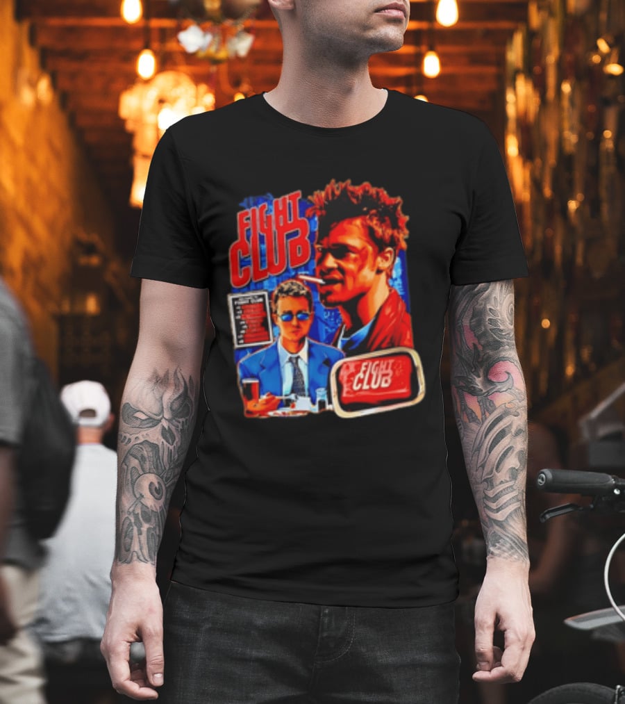 Tyler Durden The Narrator Fight Club Welcome To Fight Club Do Not Talk About T-Shirt