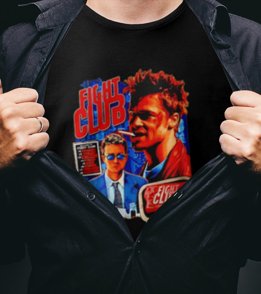 Tyler Durden The Narrator Fight Club Welcome To Fight Club Do Not Talk About T-Shirt