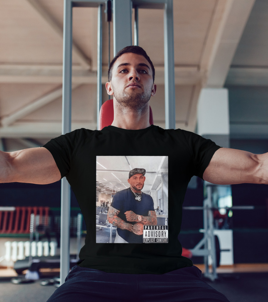 UFC Dustin Poirier Parental Advisory Explicit Content T-Shirt