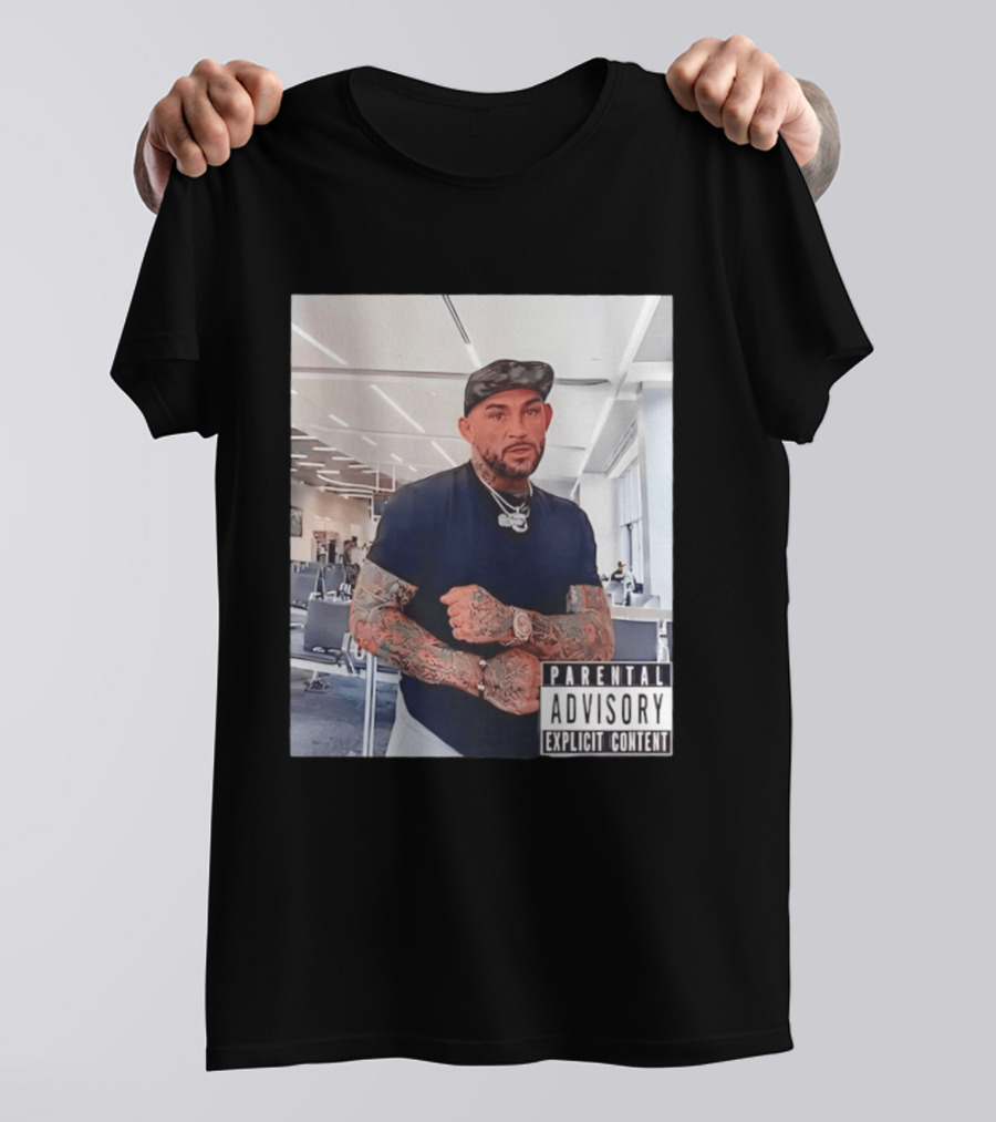 UFC Dustin Poirier Parental Advisory Explicit Content T-Shirt