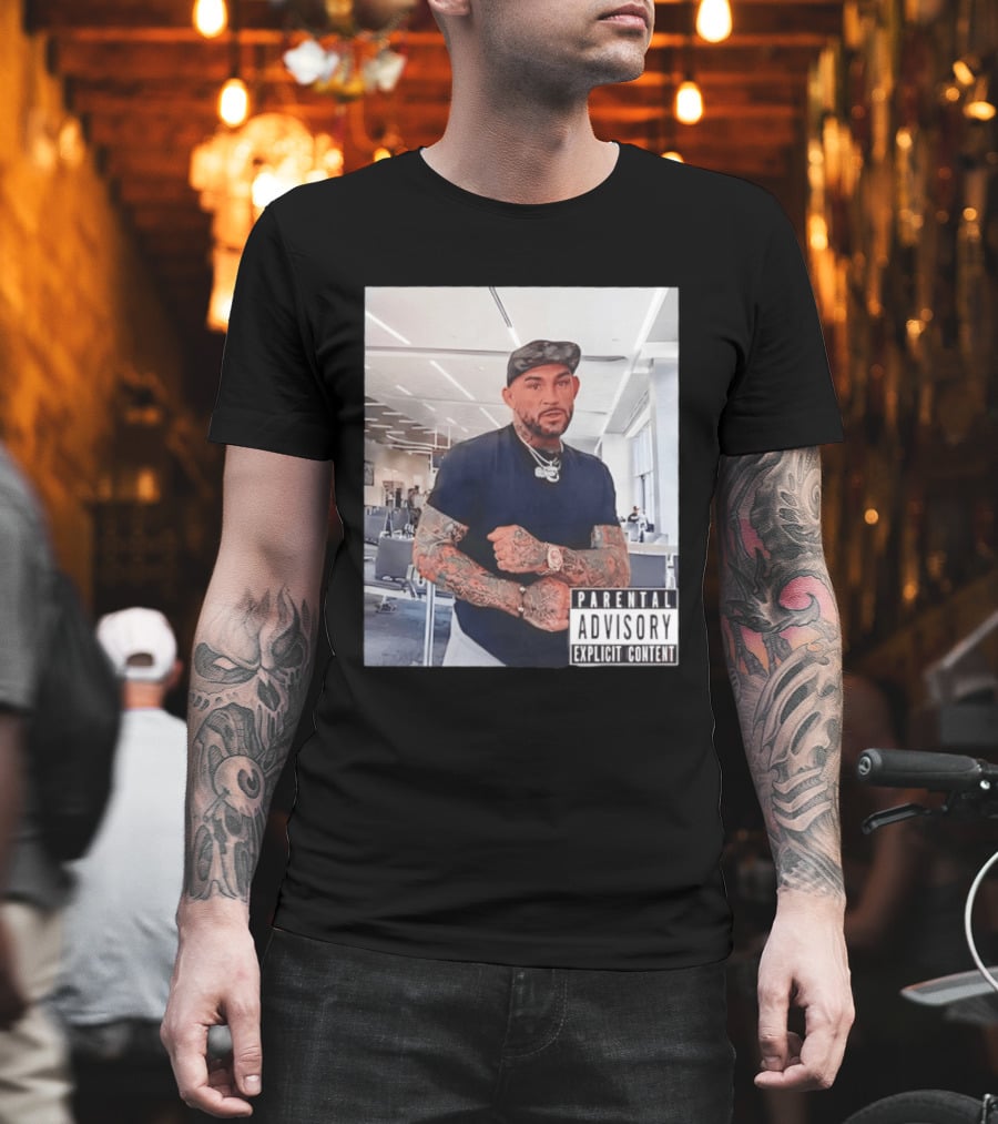 UFC Dustin Poirier Parental Advisory Explicit Content T-Shirt