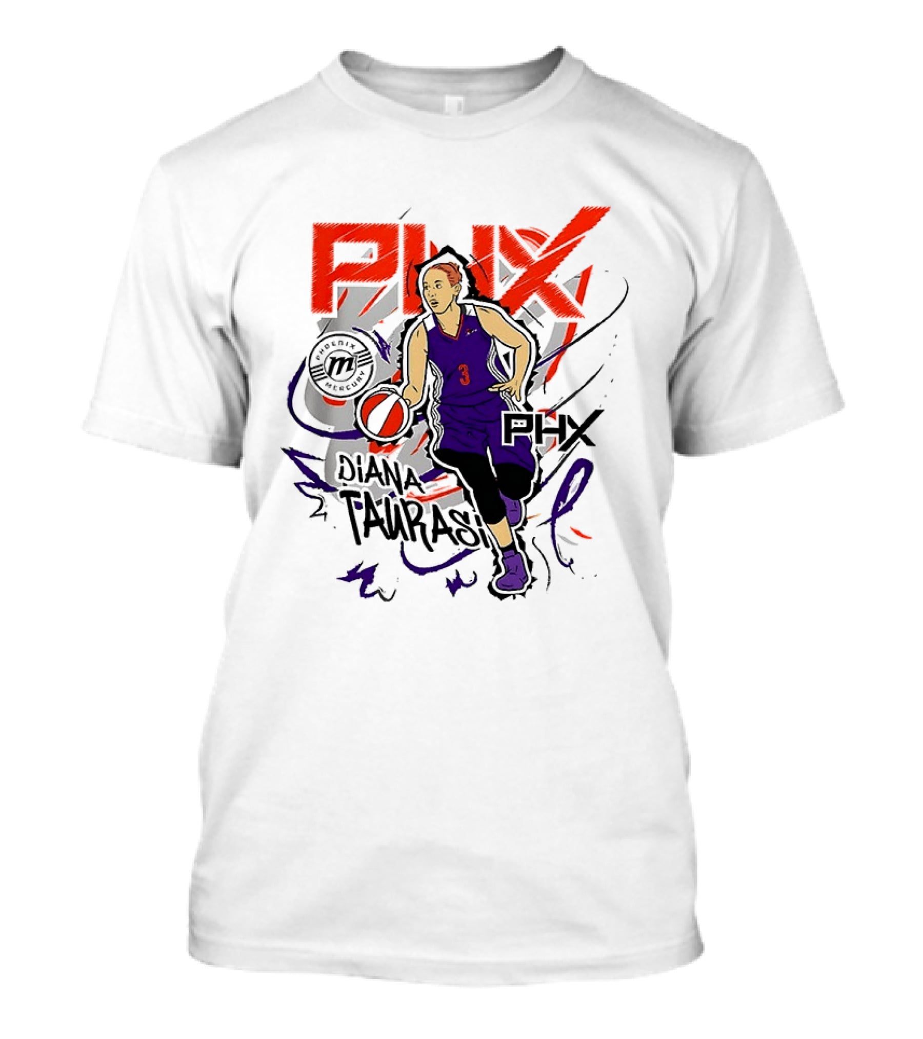 Diana Taurasi Phoenix Mercury PHX Basketball WNBA T-Shirt
