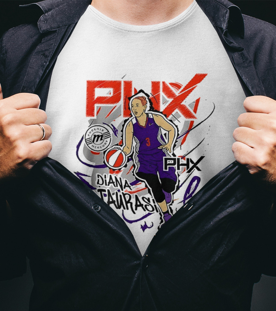 Diana Taurasi Phoenix Mercury PHX Basketball WNBA T-Shirt