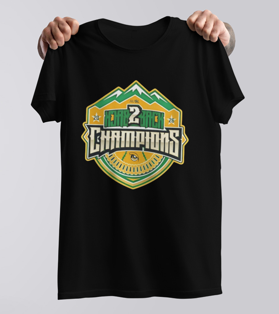 Utah Talons 2026 AUSBL Back 2 Back Champions T-Shirt
