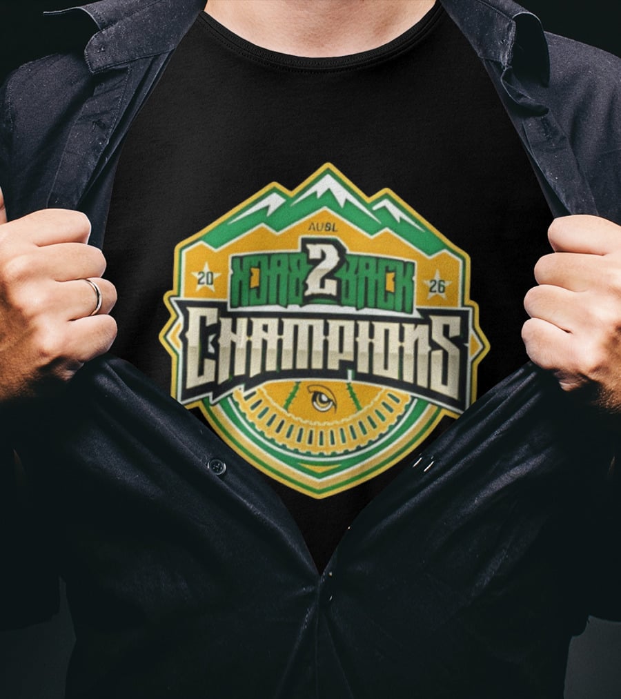 Utah Talons 2026 AUSBL Back 2 Back Champions T-Shirt