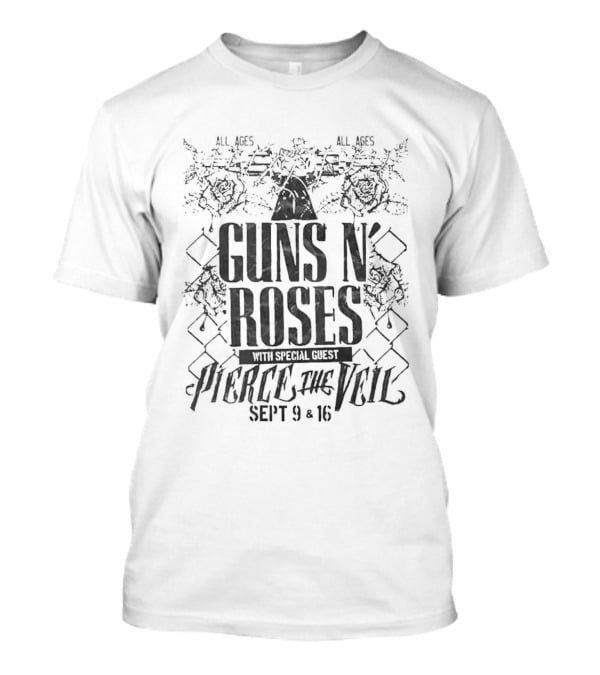 Guns N Roses 2026 Texas Tour Arlington San Antonio September 9 And 16 Event T-Shirt