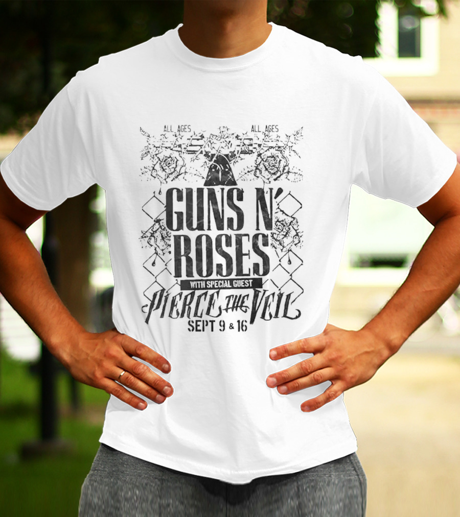 Guns N Roses 2026 Texas Tour Arlington San Antonio September 9 And 16 Event T-Shirt