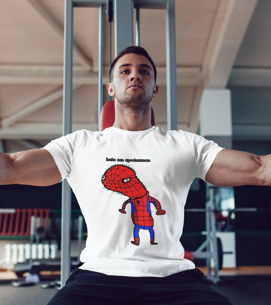 Helo Am Spoderman Spiderman Marvel Superhero Meme 2026 Comic Book T-Shirt