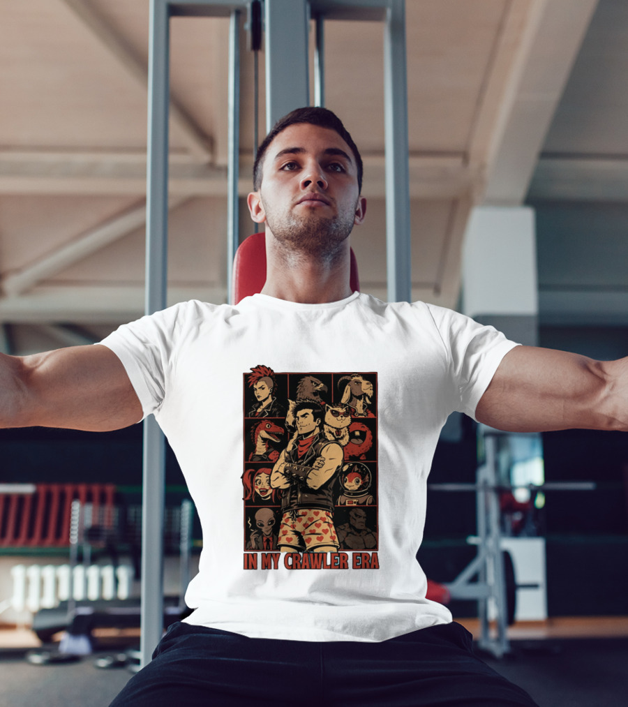 In My Crawler Era Retro Punk Characters And Animals T-Shirt