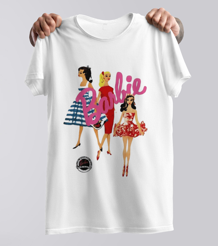 Barbie Vintage Fashion Trio Retro Mattel T-Shirt