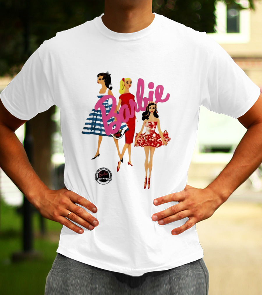 Barbie Vintage Fashion Trio Retro Mattel T-Shirt