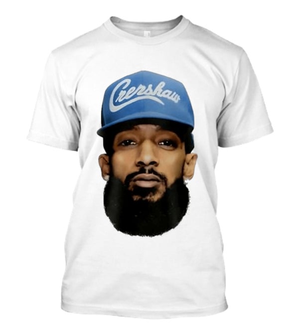 Nipsey Hussle Crenshaw Blue Cap T-Shirt