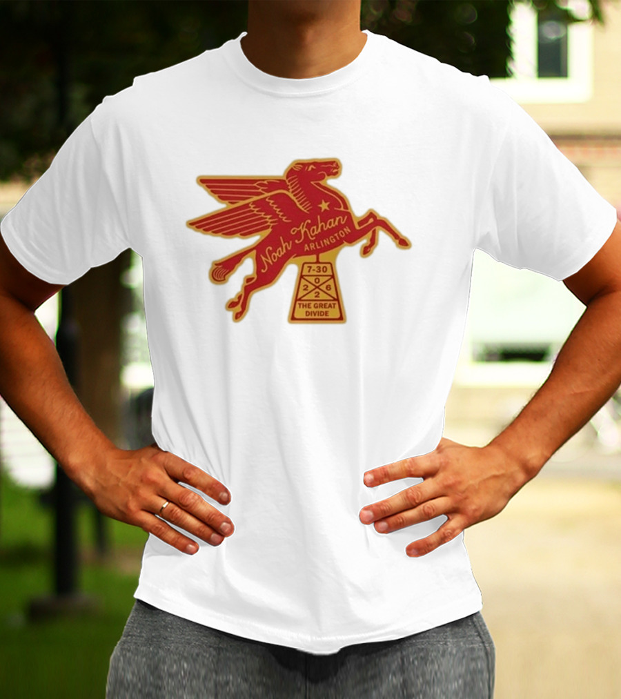 Noah Kahan Arlington July 30 2026 The Great Divide Pegasus T-Shirt