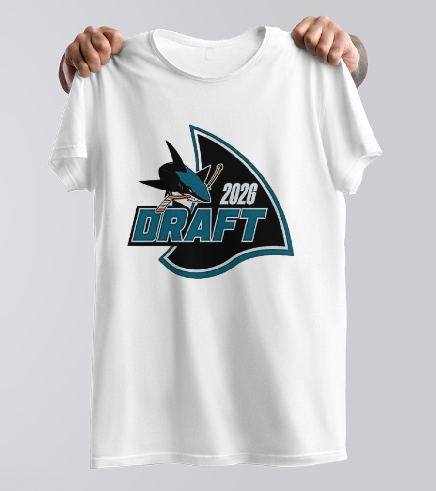 San Jose Sharks 2026 Draft Macklin Celebrini #71 T-Shirt