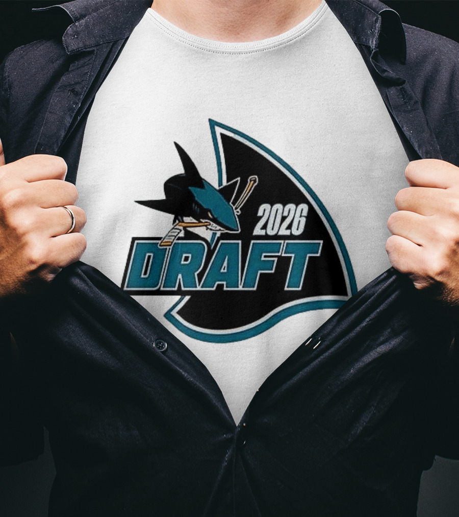 San Jose Sharks 2026 Draft Macklin Celebrini #71 T-Shirt